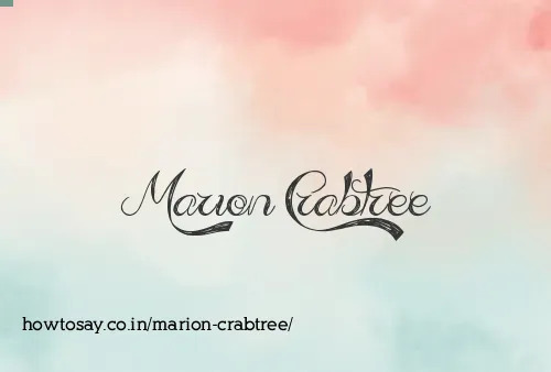 Marion Crabtree