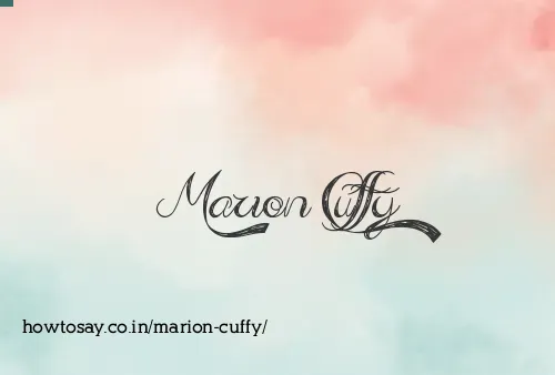Marion Cuffy