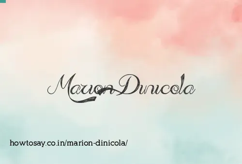Marion Dinicola