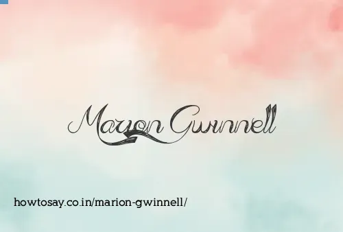 Marion Gwinnell