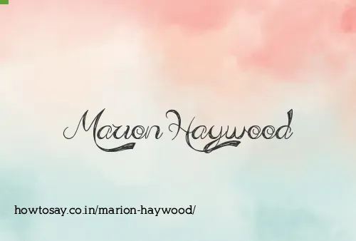 Marion Haywood