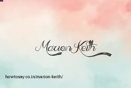 Marion Keith