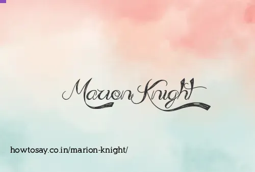 Marion Knight