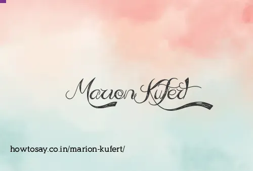 Marion Kufert