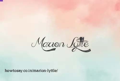 Marion Lyttle