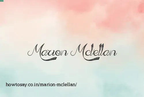 Marion Mclellan