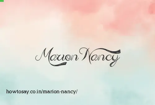 Marion Nancy