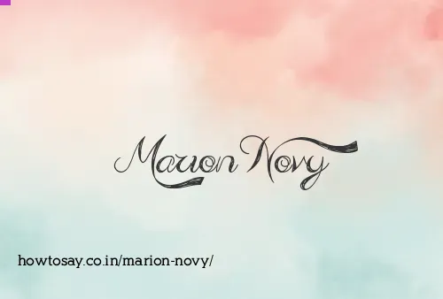 Marion Novy