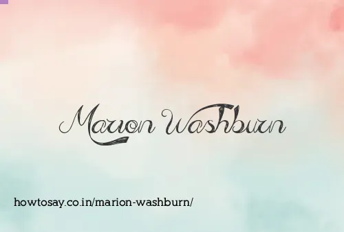 Marion Washburn