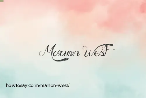 Marion West