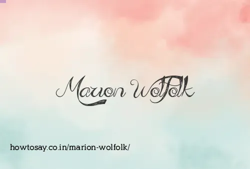 Marion Wolfolk