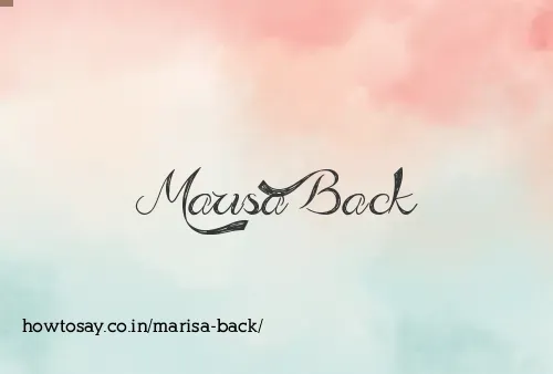 Marisa Back
