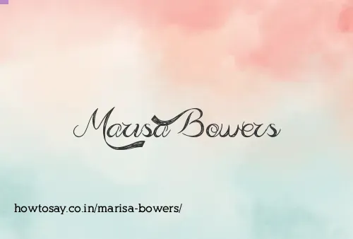 Marisa Bowers
