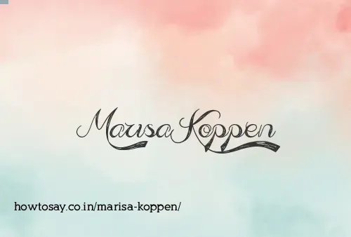 Marisa Koppen