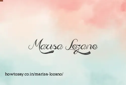 Marisa Lozano