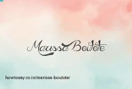 Marissa Boutote