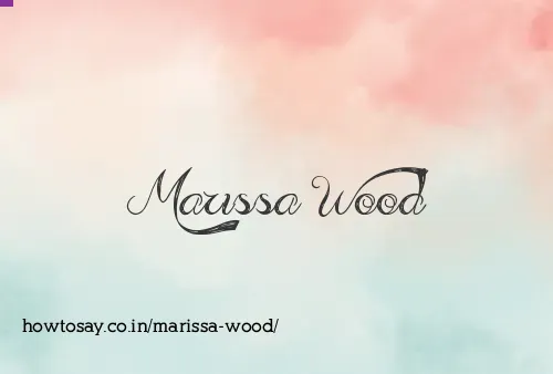 Marissa Wood