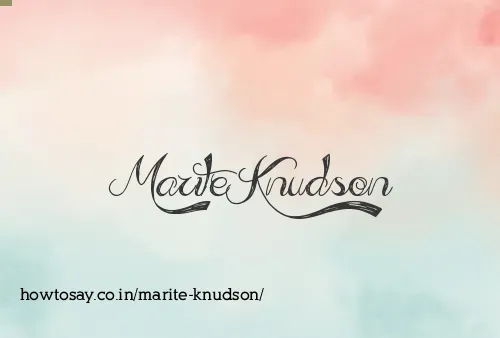 Marite Knudson