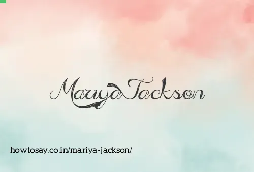 Mariya Jackson