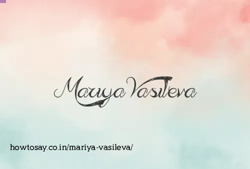 Mariya Vasileva