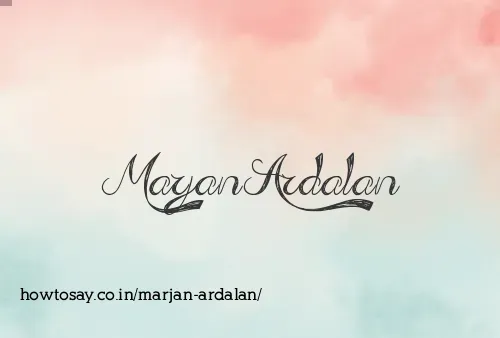 Marjan Ardalan