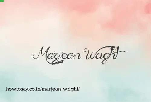 Marjean Wright