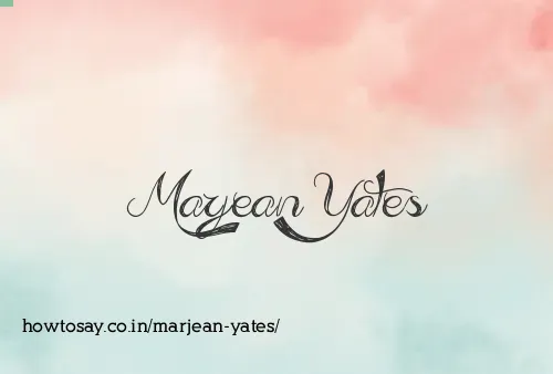 Marjean Yates