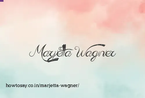 Marjetta Wagner