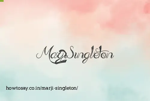 Marji Singleton