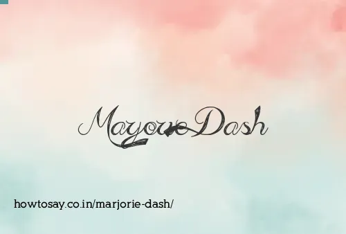 Marjorie Dash