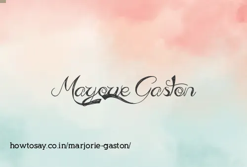 Marjorie Gaston