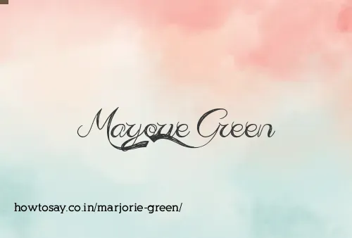 Marjorie Green