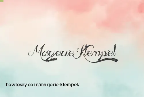 Marjorie Klempel