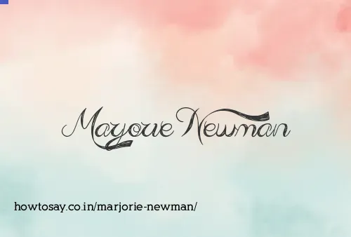 Marjorie Newman