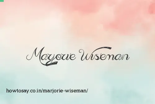 Marjorie Wiseman