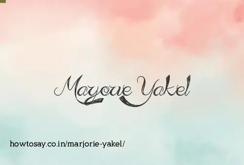 Marjorie Yakel