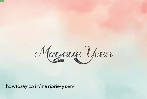 Marjorie Yuen