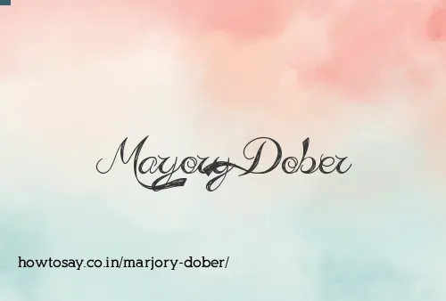 Marjory Dober