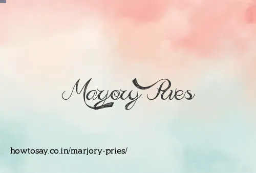 Marjory Pries