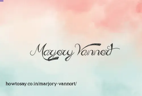 Marjory Vannort