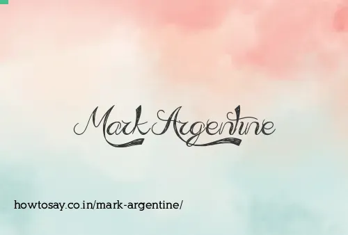 Mark Argentine