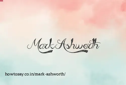Mark Ashworth