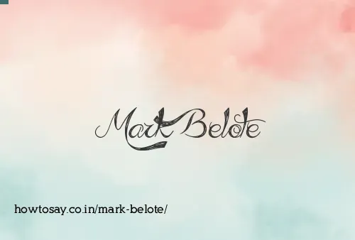 Mark Belote