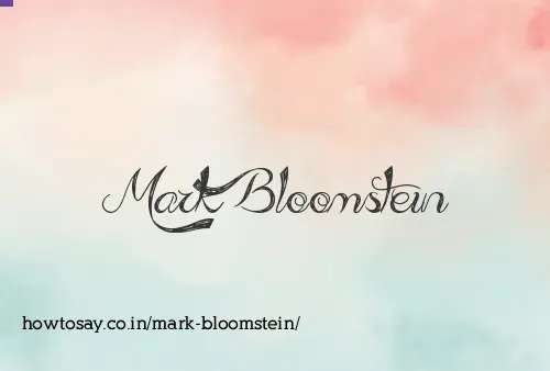 Mark Bloomstein