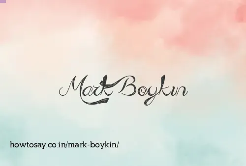 Mark Boykin