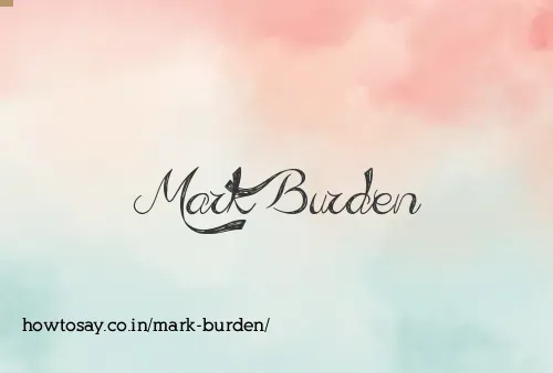Mark Burden