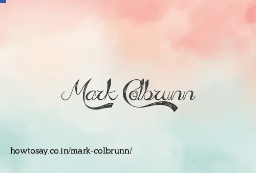 Mark Colbrunn
