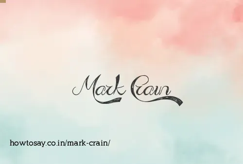 Mark Crain