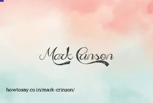 Mark Crinson
