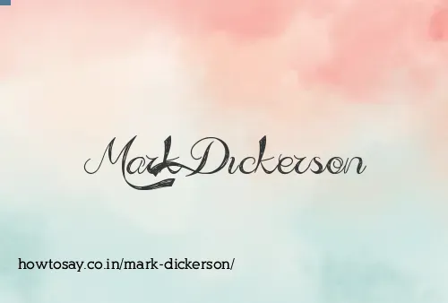 Mark Dickerson
